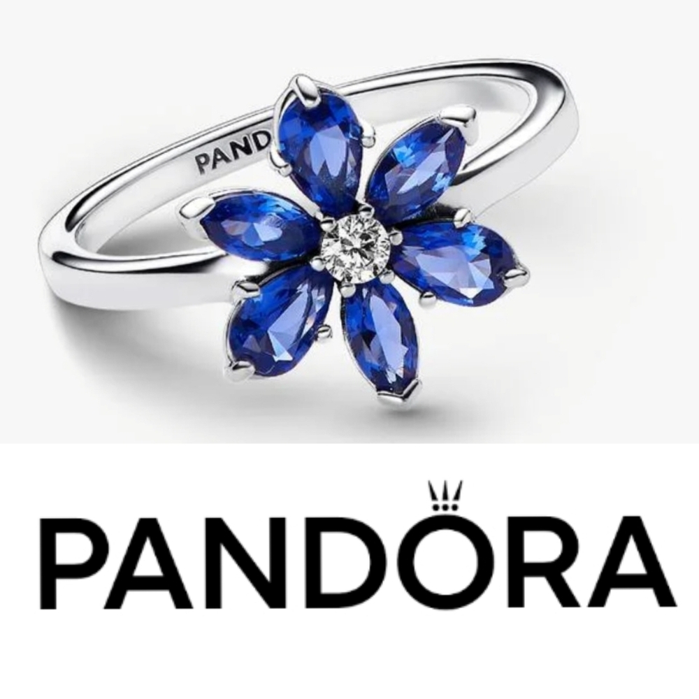 Pandora Sparkling Herbarium Cluster Ring